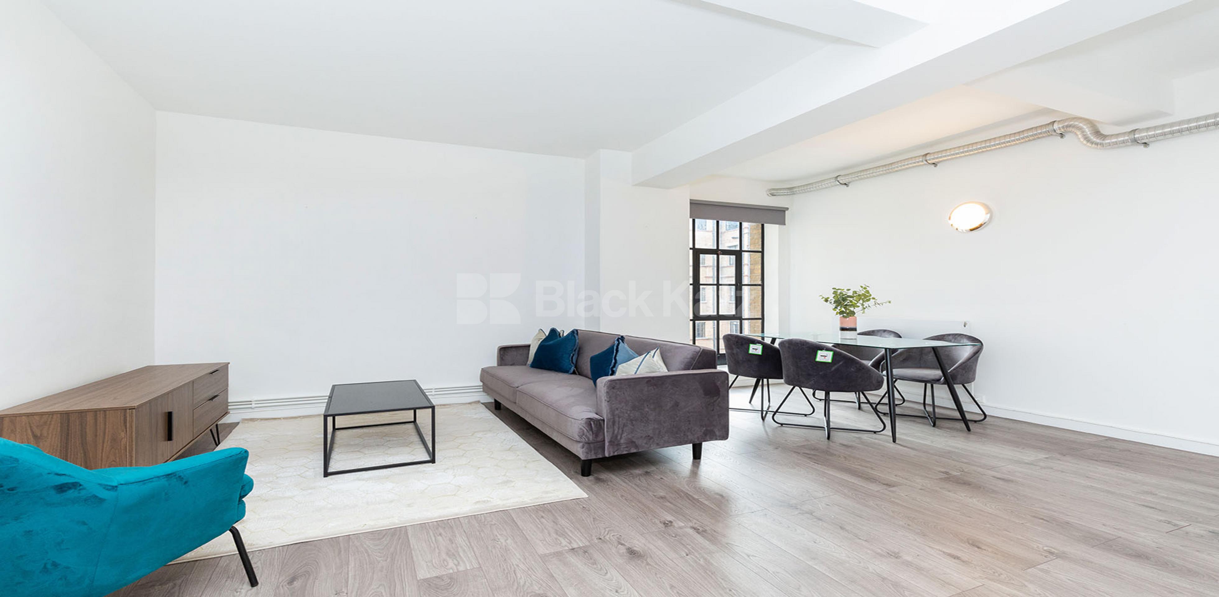 			2 BED WAREHOUSE APARTMENT , 2 Bedroom, 1 bath, 1 reception Apartment			 SPRINGFIELD HOUSE LOFTS-TYSSEN STREET, DALSTON/HAGGERSTON E8